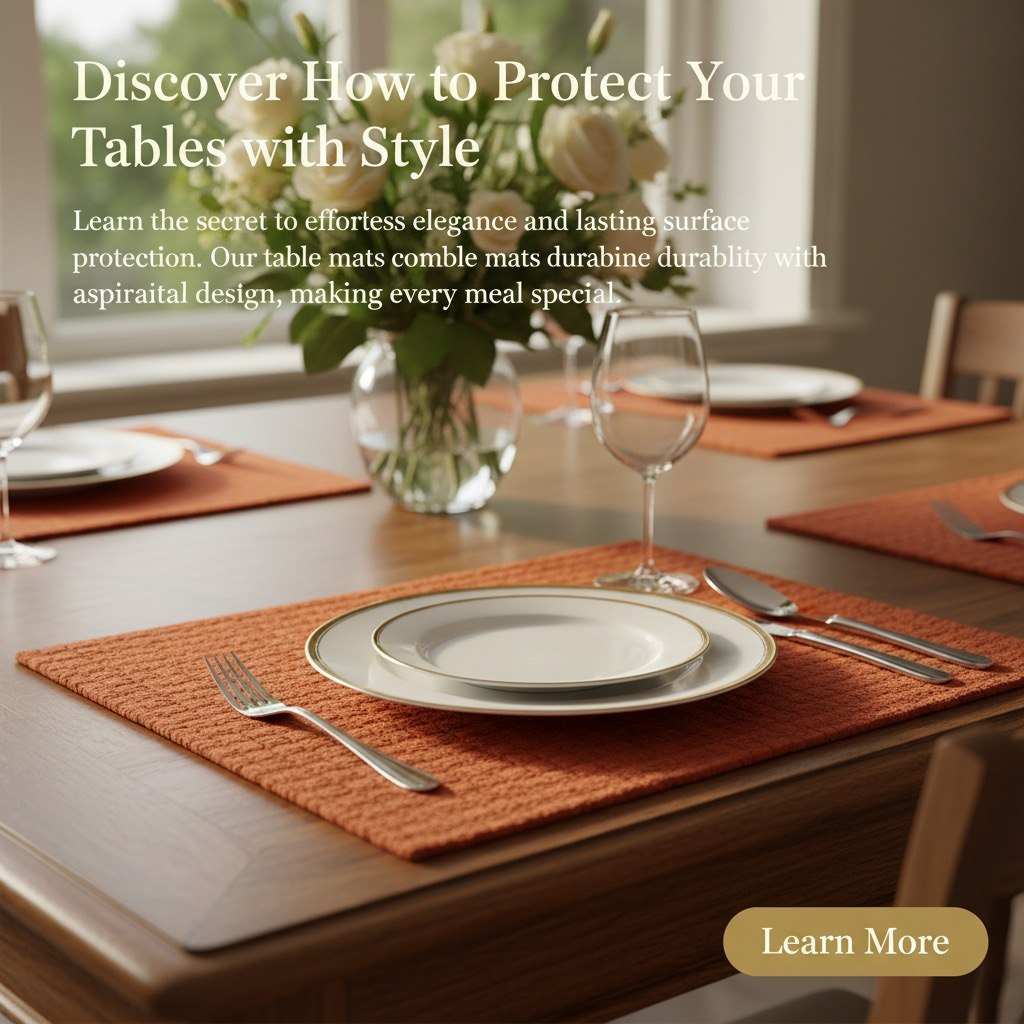 Studio Oblique table mats ad
